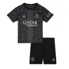 Paris Saint-Germain Replica Third Stadium Kit for Kids 2023-24 Short Sleeve (+ pants)